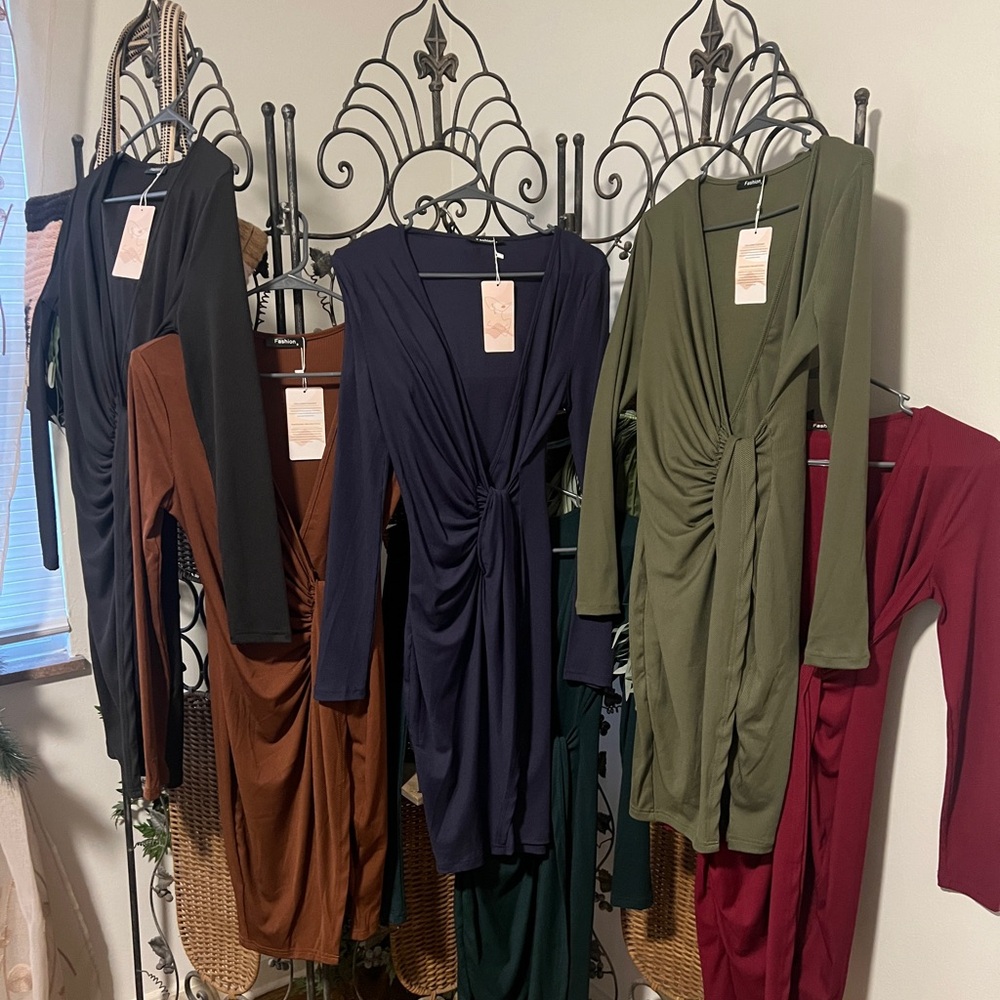 6 for 1! New Wrap Dresses/Small